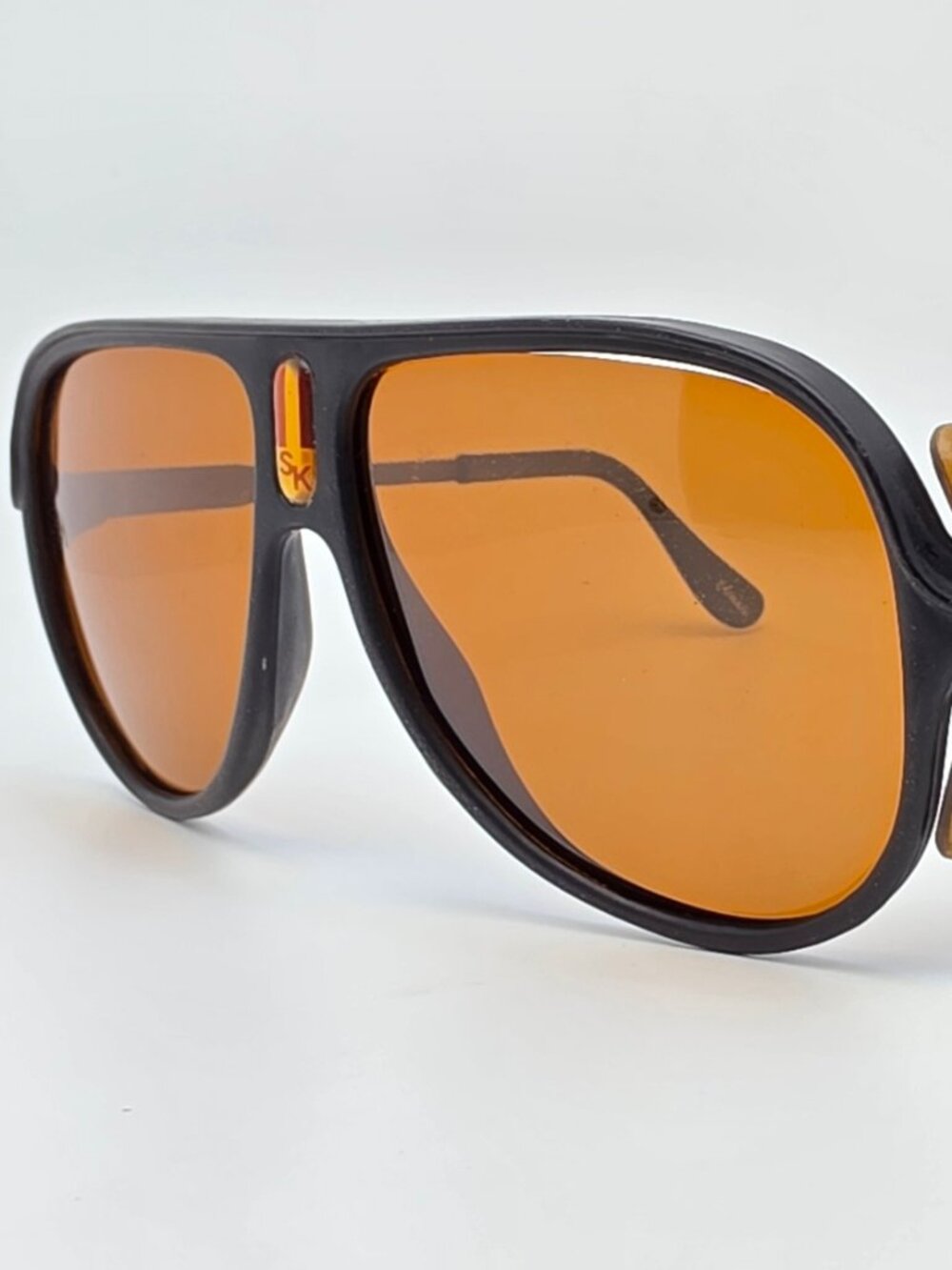 Bill Dance Strike King Lures Black Frame Polarized Brown Lens Fishing Sunglasses